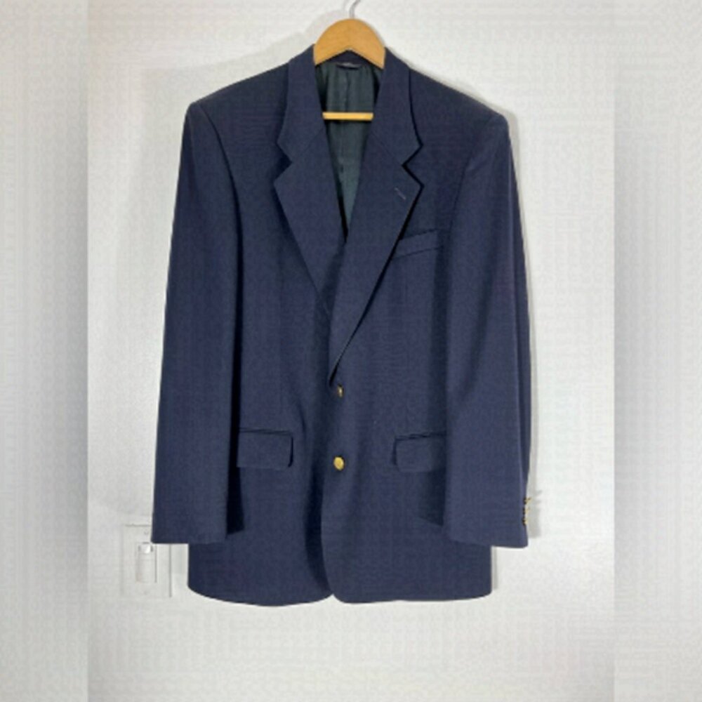 W J Wilson Chest Size 42” Navy Blazer with Gold Buttons